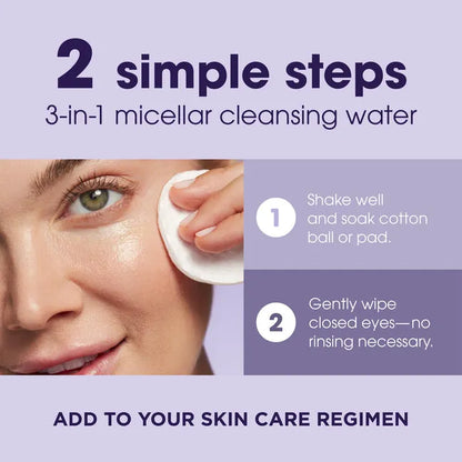 LUMIFY Eye Illuminations 3-In-1 Micellar Cleansing Water & Eye Makeup Remover (Pack of 2)
