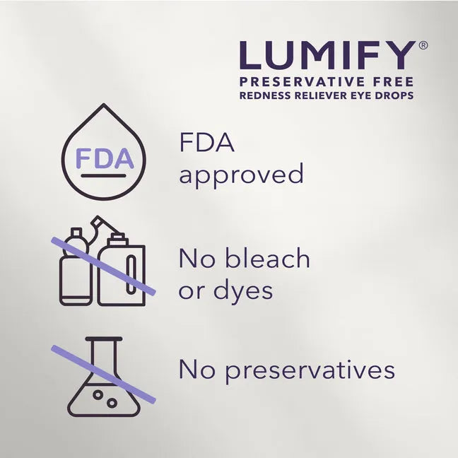 LUMIFY Redness Reliever Preservative Free Eye Drops