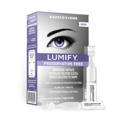 LUMIFY Redness Reliever Preservative Free Eye Drops