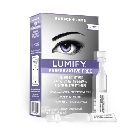 LUMIFY Redness Reliever Preservative Free Eye Drops